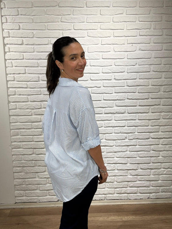 Camisa rayas lurex