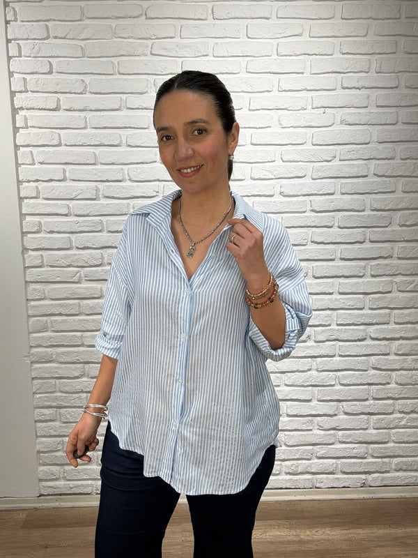 Camisa rayas lurex