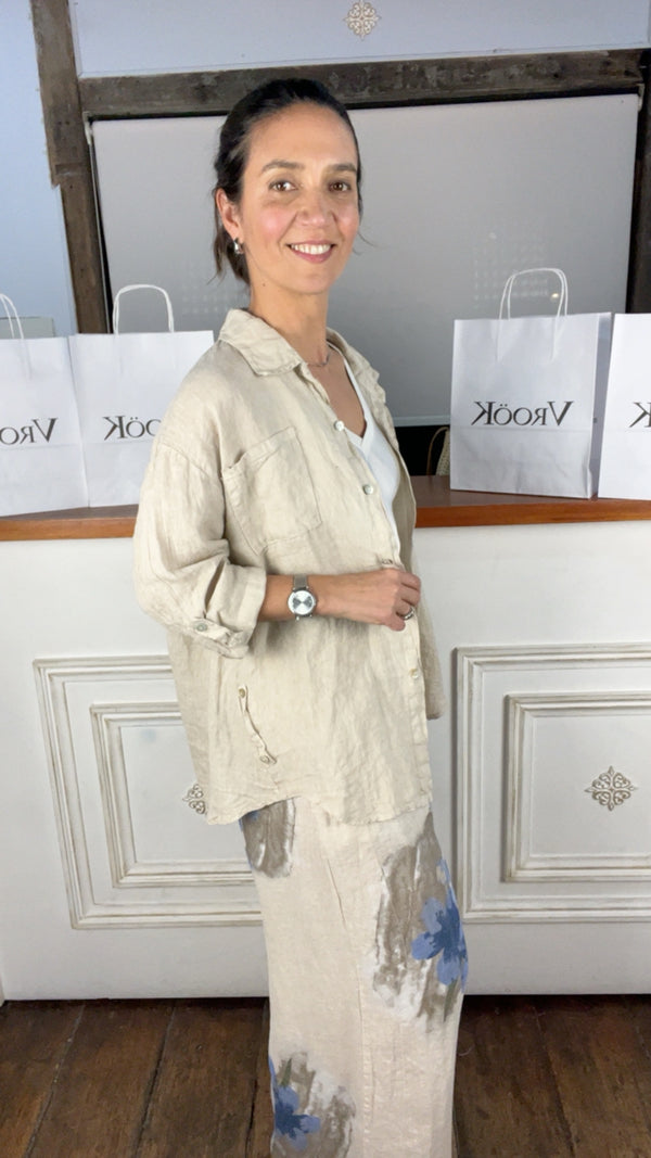 Palazo puro lino Dalí