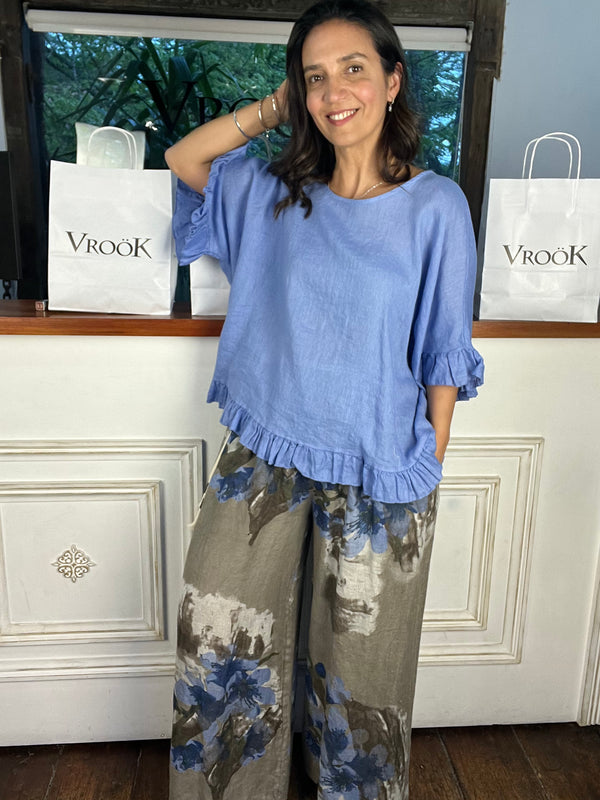 Palazo puro lino Dalí