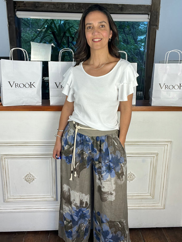 Palazo puro lino Dalí