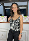 Musculosa seda Cebra