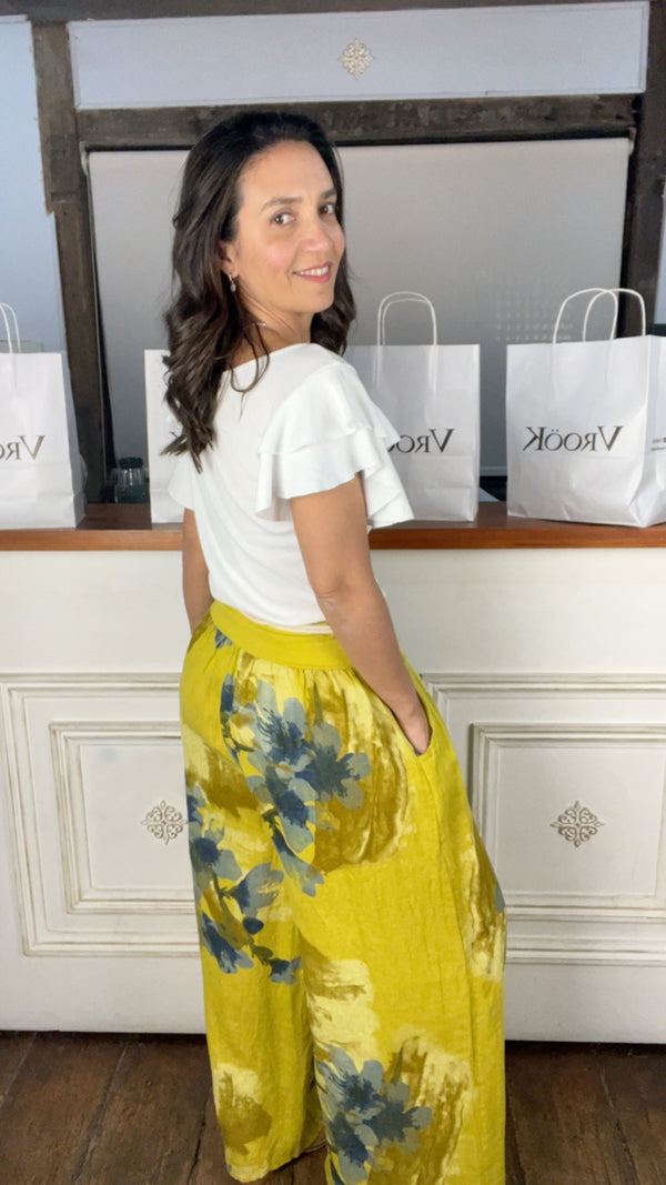 Palazo puro lino Dalí