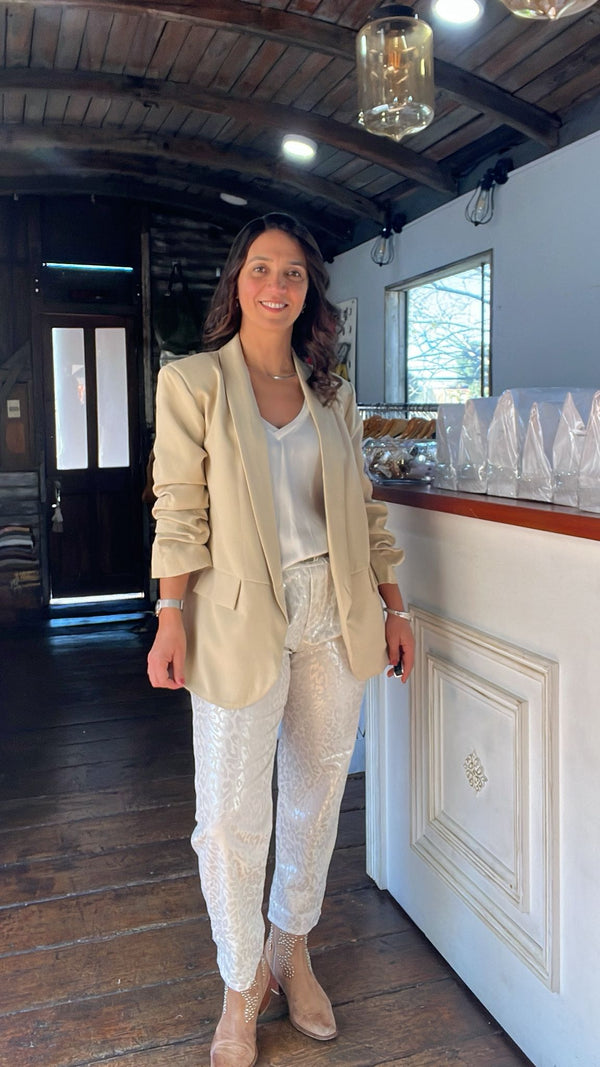Pantalon Lamé