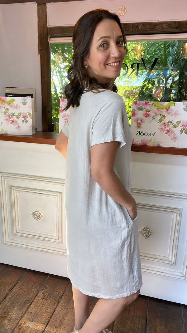 vestido lino